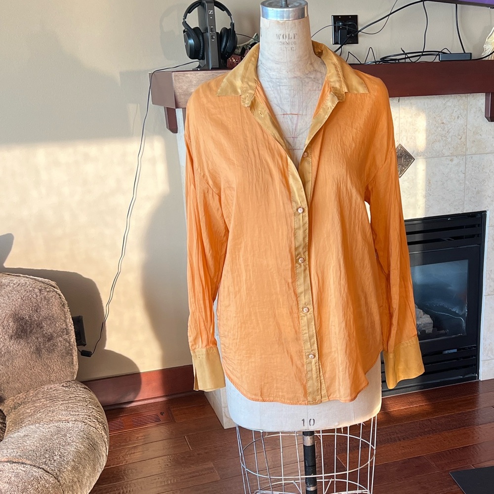 Forte Forte 2 tone shirt NWOT